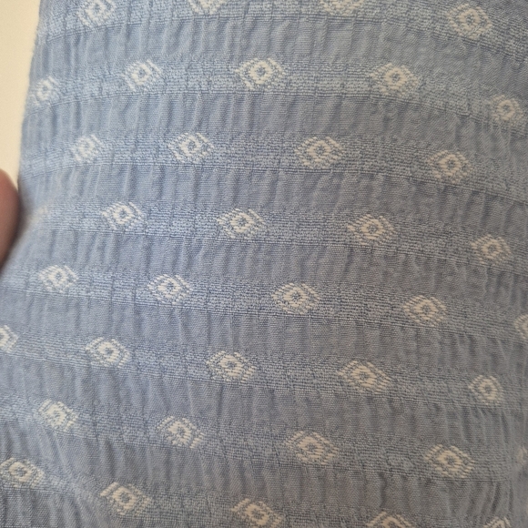 🍁Calvin Klein Women’s Blue Sleeveless Tiered Midi Dress – Size 10 - Picture 3 of 6